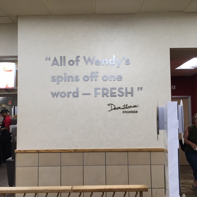 What's Wendy's mission? Founder Dave Thomas offers a one-word answer