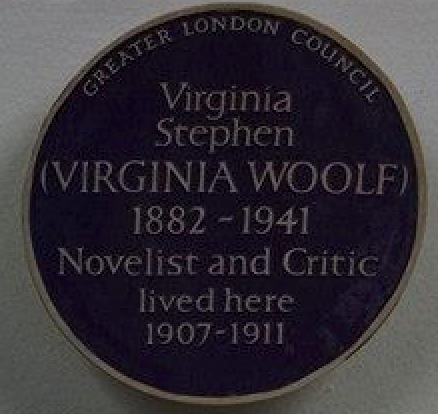 Virginia Woolf lived here.