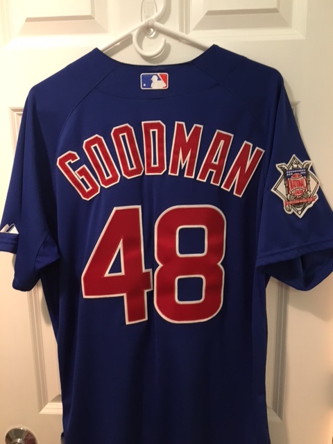 My Cubs jersey in tribute to Steve Goodman