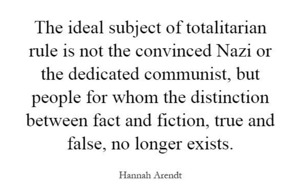 Hannah Arendt offers a warning fit for the Trump Era