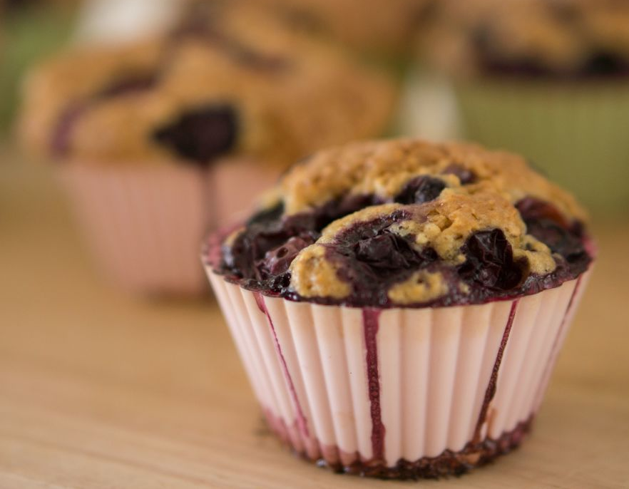 blog-writing is like making blueberry muffins