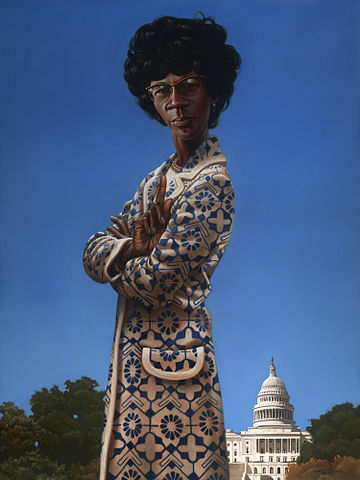 Shirley Chisholm's official Congressional portrait.